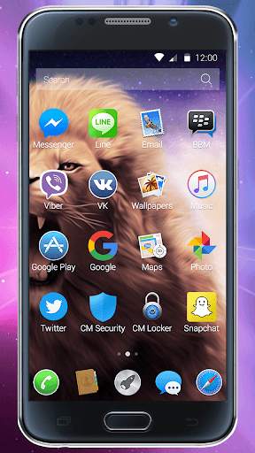 Space Lion King Launcher screenshot 2