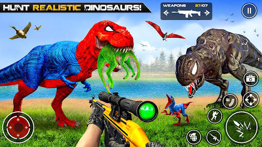 Dinosaur Hunting Gun Games स्क्रीनशॉट 19