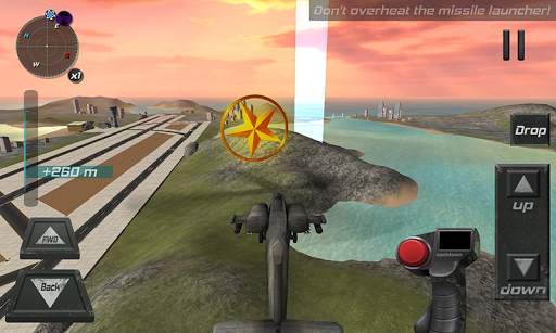 Helicopter 3D flight sim 2 screenshot 1