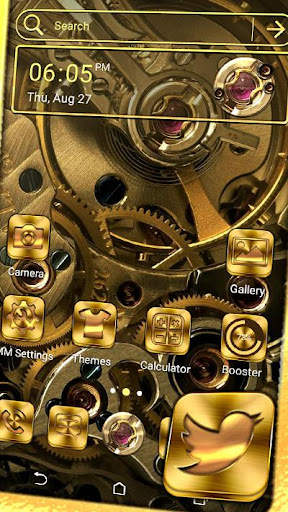 Golden Gear Machine Launcher screenshot 1
