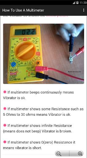 Electrical Tools How To Use A Digital Multimeter скриншот 3