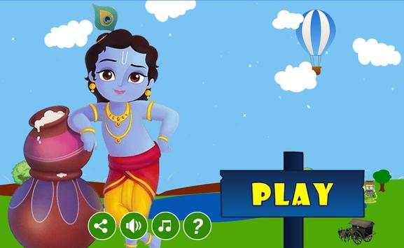 Little Krishna Run - Adventure screenshot 1