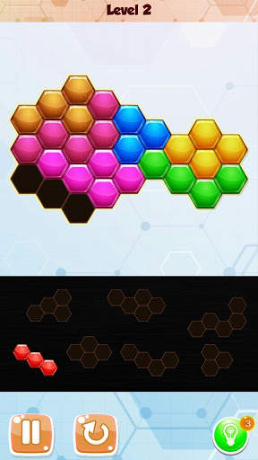 King Hexagon Block Puzzle screenshot 2