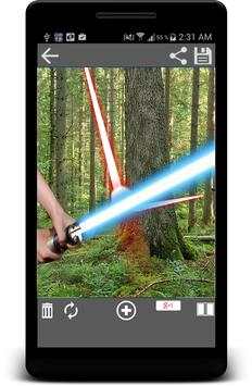 Sable de luz Foto Maker Editor screenshot 1