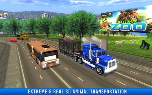 Animal Transport Truck Driving screenshot 16