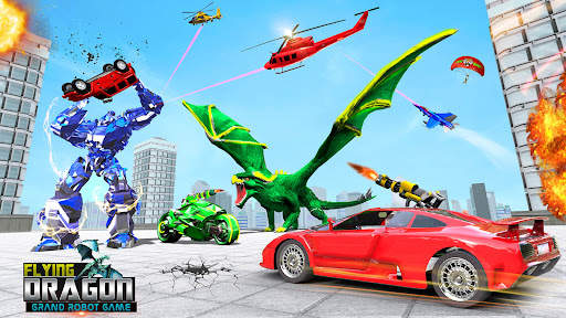 Flying Dragon Transform Robot screenshot 1