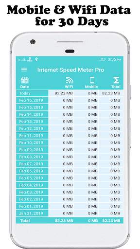 Internet Speed Meter Pro screenshot 1