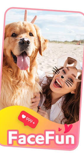 FaceFun - Face Filters, Selfie Editor, Sweet Cam screenshot 1