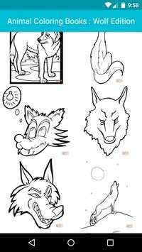 Animal Coloring For Children : Wolf Edition screenshot 2