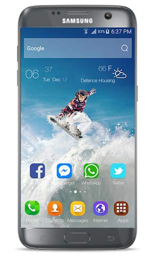 Launcher & Theme Samsung Galaxy S9 screenshot 1