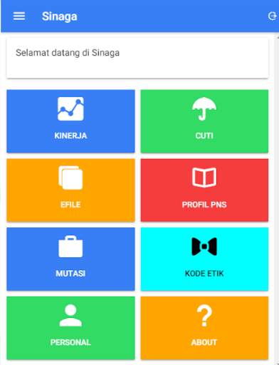 Sinaga Jateng screenshot 2