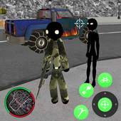 Amazing Army Stickman Rope hero Crime City Gangter 1.0