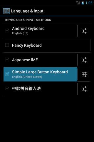 Simple Large Button Keyboard screenshot 2