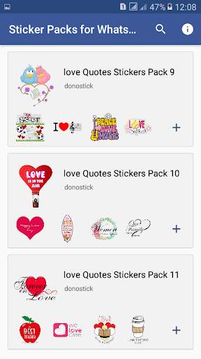 Love Quotes Stickers for WhatsApp screenshot 4