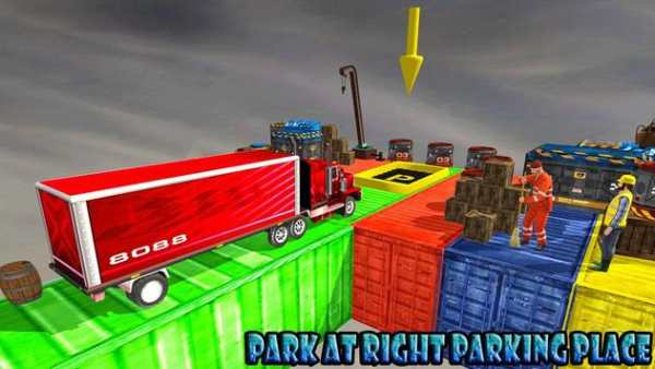 Impossible Truck Driving Stunt Track Parking screenshot 5