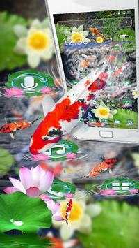 Природная Koi Fish Theme скриншот 1