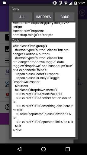 HTML EDITOR,AngularJ,Bootstrap screenshot 5