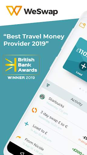 WeSwap - Travel Money Card screenshot 2