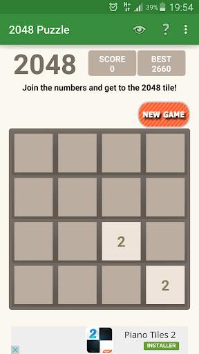 2048 Puzzle Game Numbers screenshot 2
