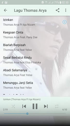 Lagu Thomas Arya Offline screenshot 4