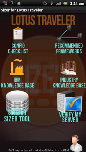 Lotus Notes Traveler - Sizer screenshot 7