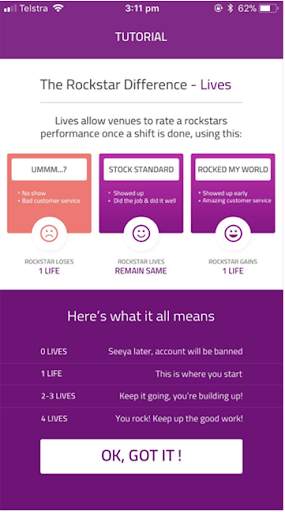 Rockstars App screenshot 2