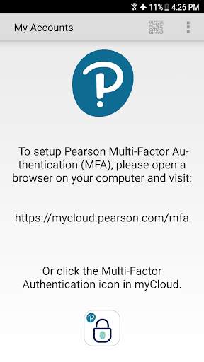 Pearson Employee Authenticator screenshot 1