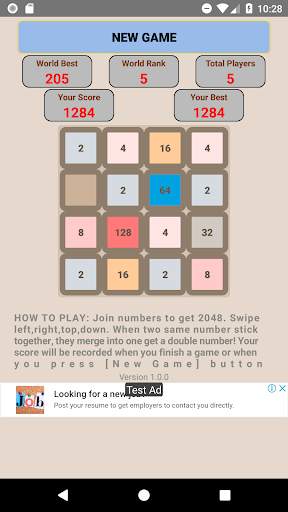 Game 2048 King screenshot 5