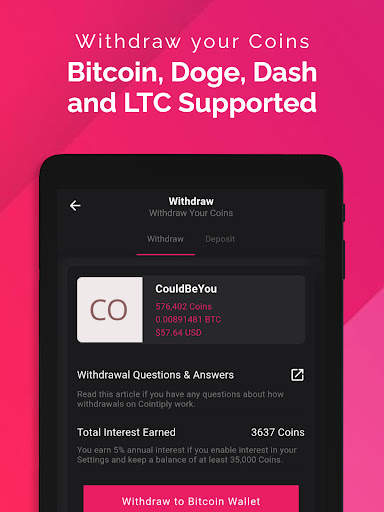 Cointiply - Earn Real Bitcoin स्क्रीनशॉट 12