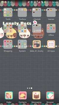 Lovely pets theme ABC launcher screenshot 3