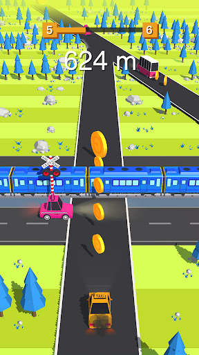 Traffic Car Run 2D : Car games screenshot 1