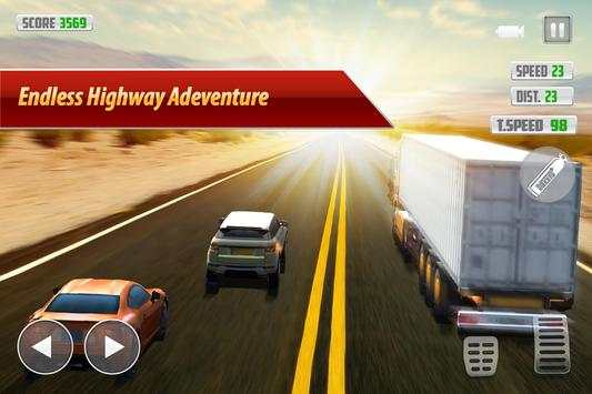 Racing Highway: Extreme Traffic Road Simulator screenshot 2