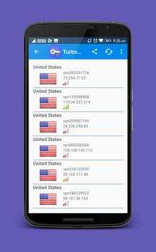 Turbo VPN - Free unblock proxy screenshot 3