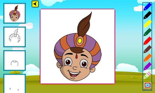 Draw & Color Chhota Bheem screenshot 6