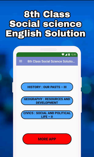 8th Class SST Solution English screenshot 1