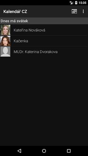 Kalendář CZ screenshot 5
