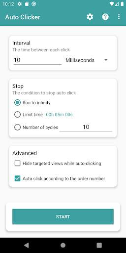 Auto Clicker Lite screenshot 3