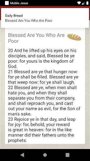 Mobile Jesus - Words of Jesus Daily screenshot 2