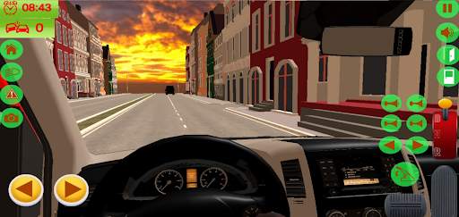 Van Bus Driving Transport Game screenshot 5