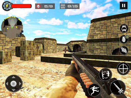 anti-အကြမ်းဖက်မှုတန်ပြန်တပ်ဖွဲ့ - အထူးဂွန် Strike screenshot 16