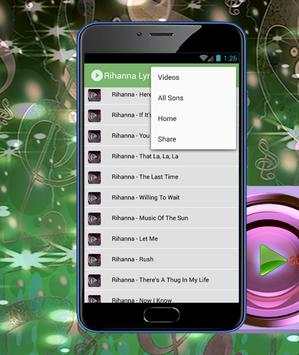 Rihanna Song And Lyrics screenshot 2