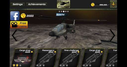 Helicopter 3D flight sim 2 screenshot 12
