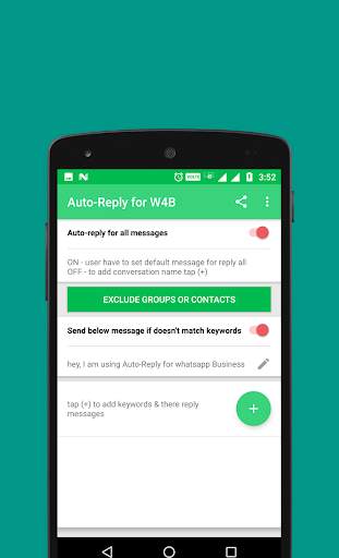 Auto-Reply for W4B screenshot 2