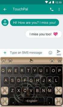 Keyboard Theme for Gold color screenshot 2