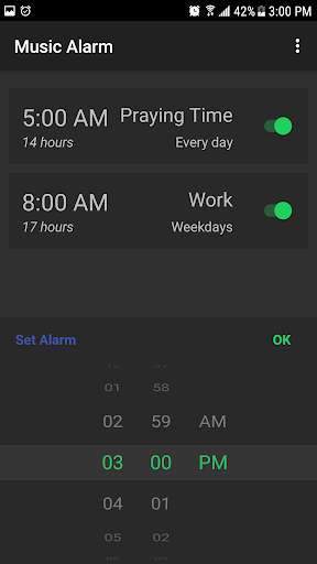 Music Alarm screenshot 2