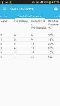 Stats Calculette screenshot 3