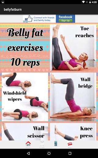 Belly Fat Exercises - GET RID OF STUBBORN FAT screenshot 3