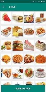 Super Food Pack Photo Sticker for Whatsapp Chat screenshot 1