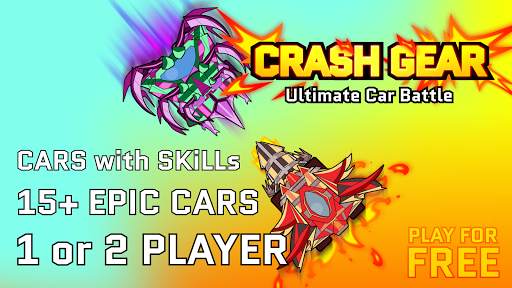 Crash Gear - Car Fighting 1-2 player Versus game screenshot 1