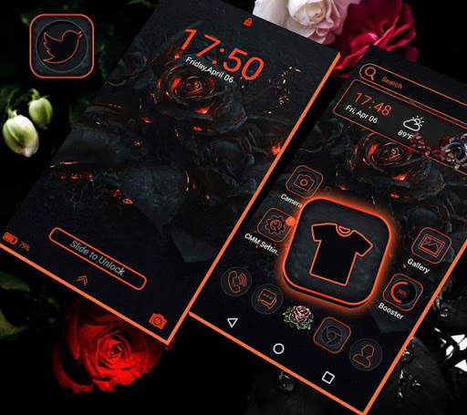 Gothic Rose Launcher Theme screenshot 6